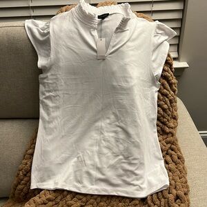 Talbots ruffle top NWT